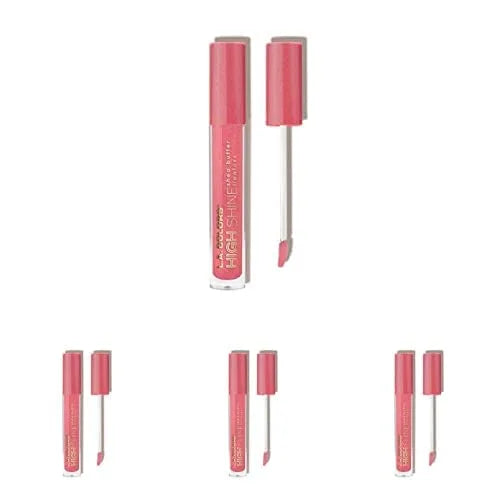 L.A. COLORS High Shine Shea Butter Lip Gloss, Playful, 0.14 Ounce (CLG936) (Pack of 4) - Product Image