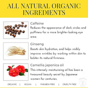 Doppeltree Caffeine Under Eye Cream Anti Aging Men and Women, for Wrinkles, Puffy Eyes and Dark Circles - Brightening & Fi...