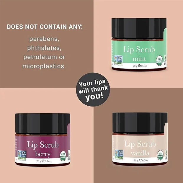 Organic Lip Scrub Vanilla - USA