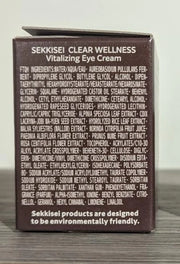 SEKKISEI CLEAR WELLNESS Vitalizing Eye Cream 0.53 Ounce - Product Image