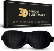 3D Contoured Eye Mask for Sleeping | Sleep Mask for Side Sleepers | Eyelash Extensions with Velcro Closure | Shade Cover |...