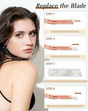 Dermaplan Razor for Face Professional, Facial Razors for Women Face with 40 Blade Refills, Eyebrow Razor for Women and Men...