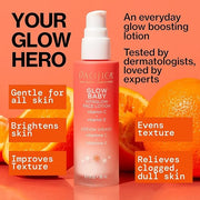 Pacifica Face Moisturizer - Vitamin C Face Lotion Glow Baby VitaGlow Face Moisturizer Glow Recipe, Vitamin E, Antioxidants...