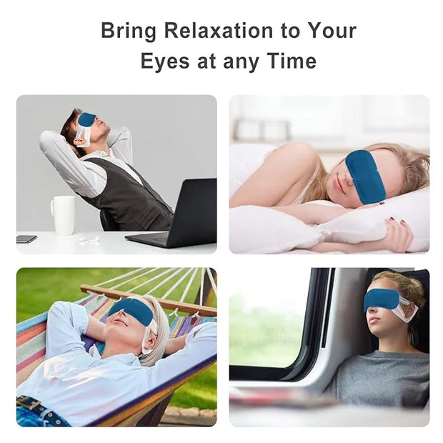 10PCS Steam Eye Mask, Relieve Eye Fatigue, Can be Used for Eye Relaxation, Jet Lag or Insomnia, Disposable Heated Steam Ey...