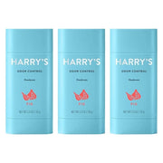 Harry's Aluminum Free Deodorant for Men - Odor Control, Fig Scent, 2.5 Oz, 3-Pack, Men Deodorant Aluminum Free - Product I...
