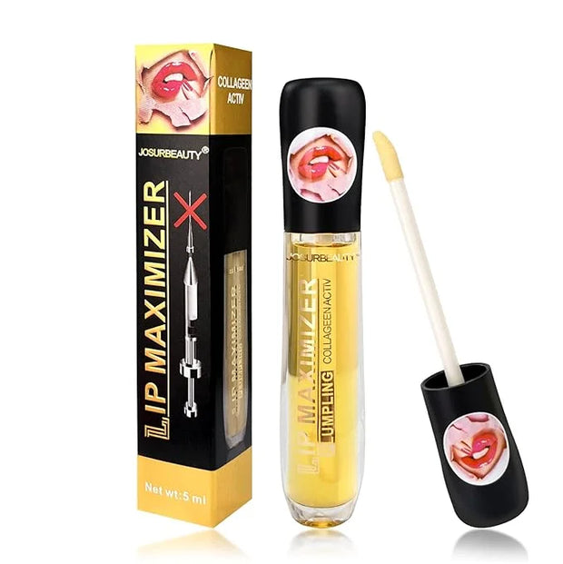 two faced lip injection extreme lip plumper gloss - hydrating lip oil & lip mask for plump, smooth lips, Hydrating & Reduc...