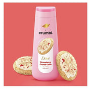 Dove Moisturizing Strawberry Crumb Cake Body Wash & Scrub Combo, 20oz Wash + 15oz Scrub, Limited Edition, Paraben & Sulfat...