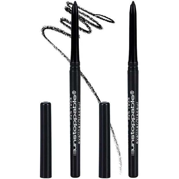 Maybelline Unstoppable Waterproof Mechanical Black Eyeliner Pencil, Easy to Apply, Smooth Glide, Up to 24 Hour Wear, Onyx,...