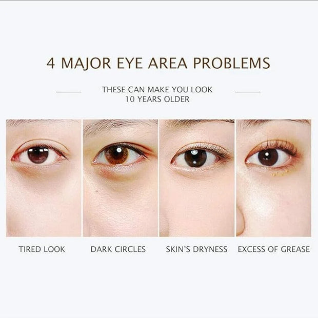 BIOAQUA 30 Pairs Eye Mask Moisturizing Hydrating Anti-Wrinkle Anti-Aging Remove Dark Circles Smooth Nourishing Refreshing ...