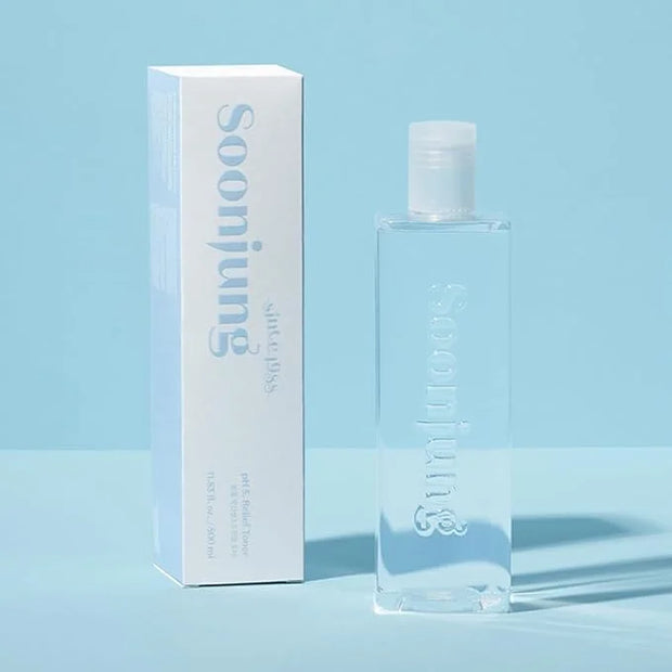ETUDE Soonjung pH5.5 Relief Toner 11.83 fl.oz (350ml) 23AD | Skin Care Solution | Low PH Toner for Sensitive Skin | Non-Co...