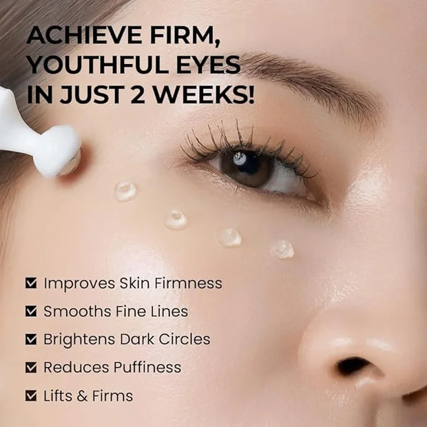 [SKIN&LAB] Bakuchiol Eye Serum with Caffeine, Roll-on Korean Under Eye Serum, Anti-Aging Wrinkle Care for Fine Lines, vega...