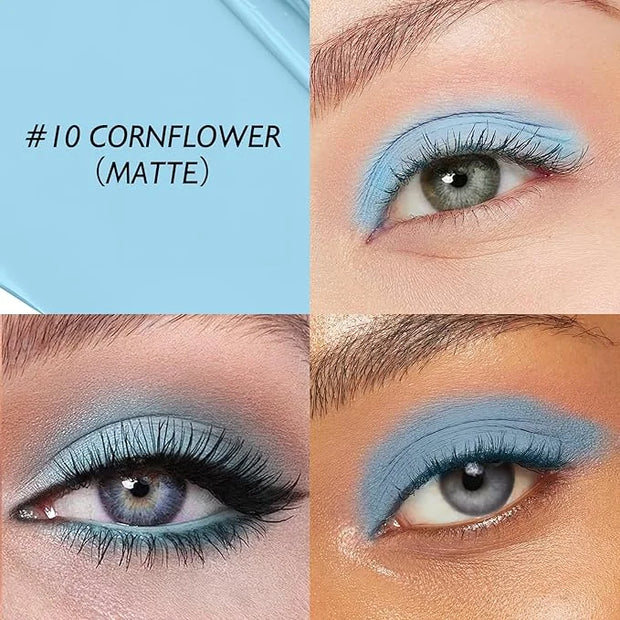 Eyeshadow Stick Matte Eye Shadow Pencil Cream to Powder Eye Brightener Crayon Long-Lasting Single Eyeshadow Buildable & Bl...