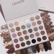 ColourPop Stone Cold Fox Eyeshadow Palette - 30 Pan Cool Tone Eye Makeup Palette with Matte & Metallic Finishes - High-Pig...