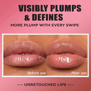 4 Colors Lip Oil Lip Glaze, Soft Brush Head Hydrating Lip Glow Oil,Shiny Transparent Lip Gloss Plumping,Long Lasting Nouri...