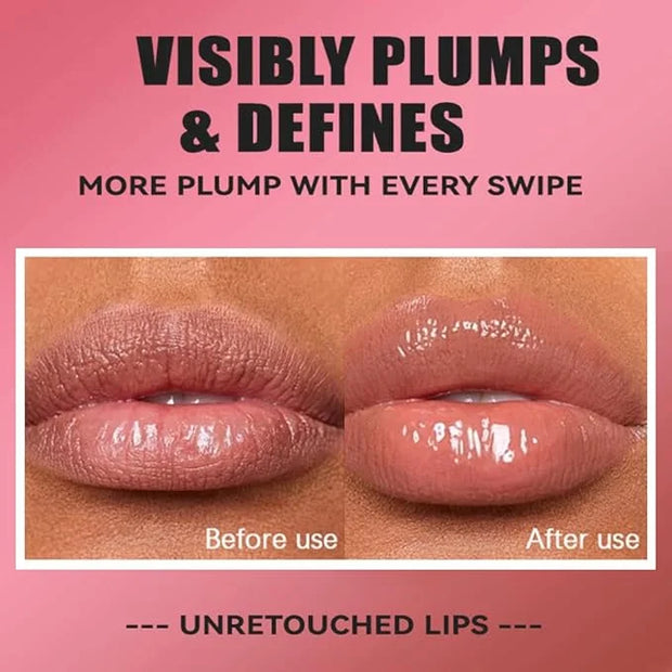 4 Colors Lip Oil Lip Glaze, Soft Brush Head Hydrating Lip Glow Oil,Shiny Transparent Lip Gloss Plumping,Long Lasting Nouri...
