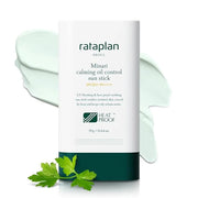 Rataplan Minari Calming Oil Control Sun Stick SPF 50+ PA++++ - Korean Sunscreen Stick for Face, Matte Sunscreen for Oily S...