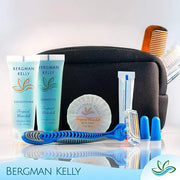 BERGMAN KELLY Round Hotel Soap Bars, Shampoo & Conditioner 3-Piece Set (1 oz each, 150 pc total, Tropical Waterfall), Deli...