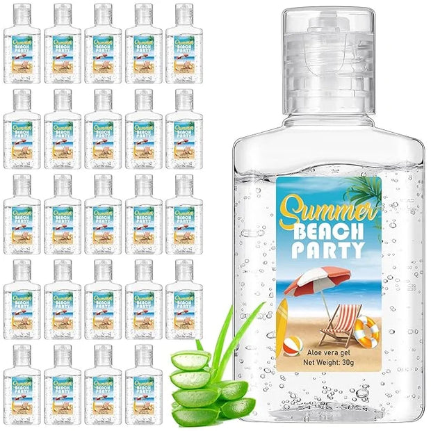 24 Pcs Mini Aloe Vera Gel 1oz Soothing Moisture Aloe Gel Travel Size Aloe Vera Gel Moisturizing Face Skin Aloe Vera Gel Bu...