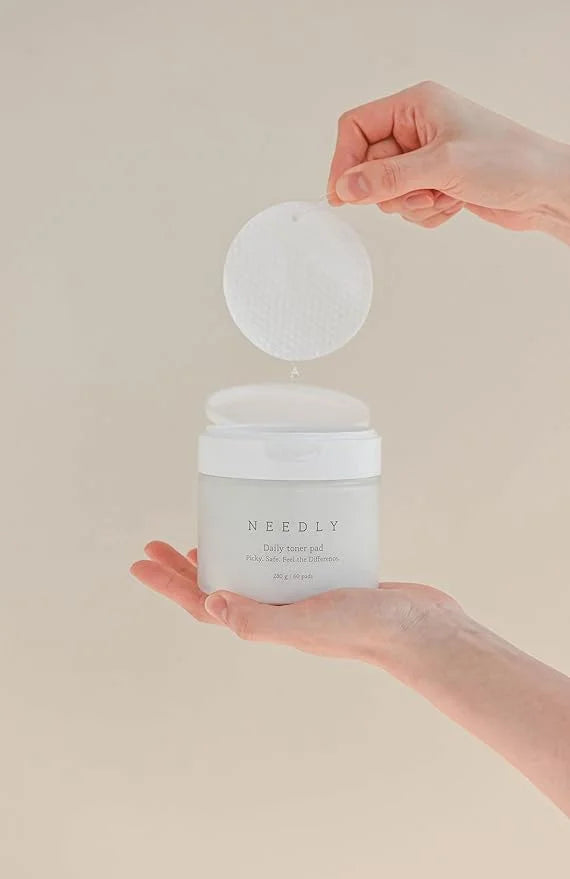 Needly | Exfoliating Facial Pads with BHA & PHA | Daily Toner Pad | for Pore Tightening