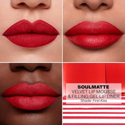 Morphe Soulmatte Velvet Lip Mousse Matte Lipstick - Air-Whipped, Soft Matte Lip Makeup with Vitamin E to Hydrate, Soften a...