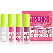 4 Colors Lip Oil Lip Glaze, Hydrating Lip Glow Oil Fit Oil Lip Care, Shiny Transparent Lip Gloss Plumping,Long Lasting Nou...