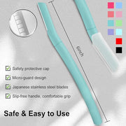 Face Razors for Women, Dermaplane Razor for Women Face, Eyebrow Razor, Facial Razors, Dermaplaning Tool, Gentle Skin Exfol...