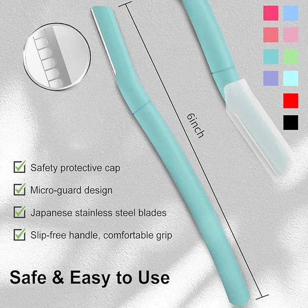 Face Razors for Women, Dermaplane Razor for Women Face, Eyebrow Razor, Facial Razors, Dermaplaning Tool, Gentle Skin Exfol...