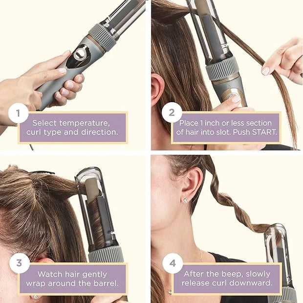 INFINITIPRO BY CONAIR Curl Secret Automatic Curling Iron - 3/4-inch Barrel - Hair Curler for All Hair Types and Lengths - ...