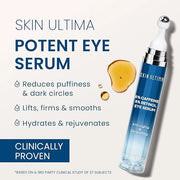 5% Caffeine 5% Retinol Eye Cream for Dark Circles, Puffiness and Bags, Hyaluronic Acid and Niacinamide Under Eye Cream Ant...