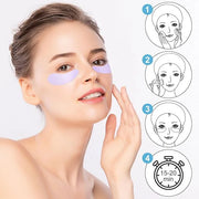 Joez Wonderful Under Eye Patches 2 Pairs, Silicone Reusable Eye Patches, Under Eye Mask for Skin Care Effect to Reduce Wri...