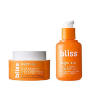 Bliss Brighten Up Moisturizer and Serum Duo - 1.7 Fl Oz - Brightening & Hydrating - All-Day Moisture, Daily Use - Clean - ...