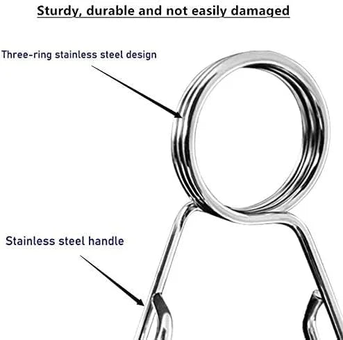 2 Inch Barbell Clamps Olympic Barbell Spring Clip - Product Image