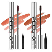 LANGMANNI 2 Colors Long-Lasting Peel Off Lip Liner Set, Waterproof & Smudge-Proof Matte Lip Liners Gift Makeup For Girls (...