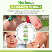 Natural Aloe Vera Gel for Hair, Scalp, Face, Dry Skin, Sunburn, & Sensitive Skin - Cold Pressed, Vegan, Unscented - Soothi...