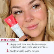 Beauty by Earth Caffeine Eye Cream for Puffiness & Bags Under Eyes - USA Made with Natural & Organic Ingredients, Under Ey...