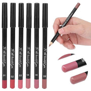 6pcs Lip Liner, Professional Waterproof Matte Long Lasting Long