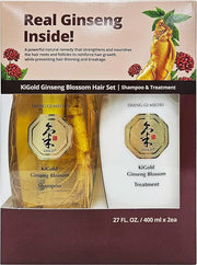 Daeng Gi Meo Ri - Ki Gold Ginseng Blossom Hair Set, Shampoo 13.5FL OZ/400ml and Treatment 13.5FL OZ/400ml - Product Image