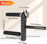 18mm Power Rack Mounted Leg Extension and Curl - Product Image