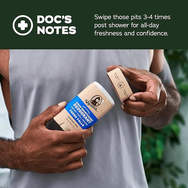 Dr. Squatch Natural Deodorant for Men - Odor-Squatching Aluminum Free - Alpine Sage & Bay Rum (2.65 oz, 2-Pack) - Product ...