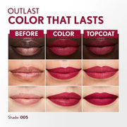 COVERGIRL Outlast All-Day, 005 All-Star, Lip Color, 24-Hour Wear, Hydrating Balm, Kiss-Proof, Moisturizing, Vegan Formula,...