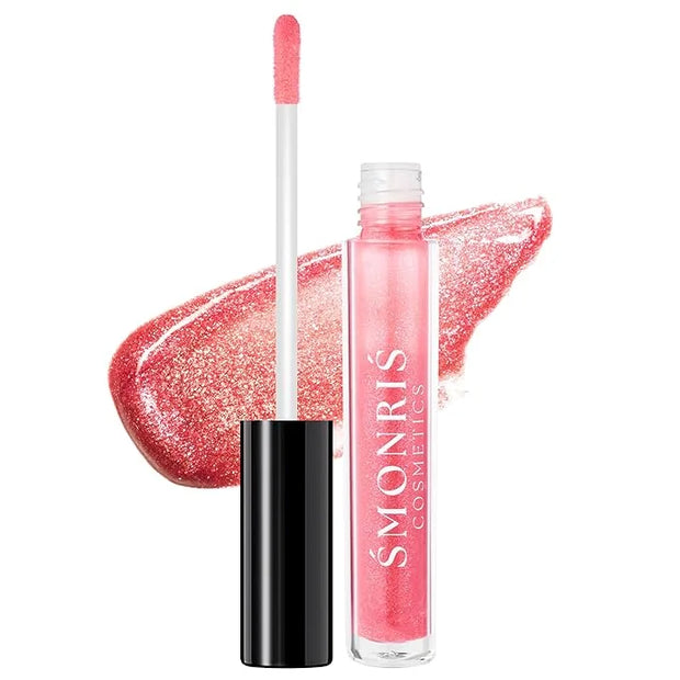 SMONRIS Moisturizing Shiny Lip glosses to Heal Dry Lips for Long Lasting Hydration – High Shine Cruelty Free Non-Sticky Li...