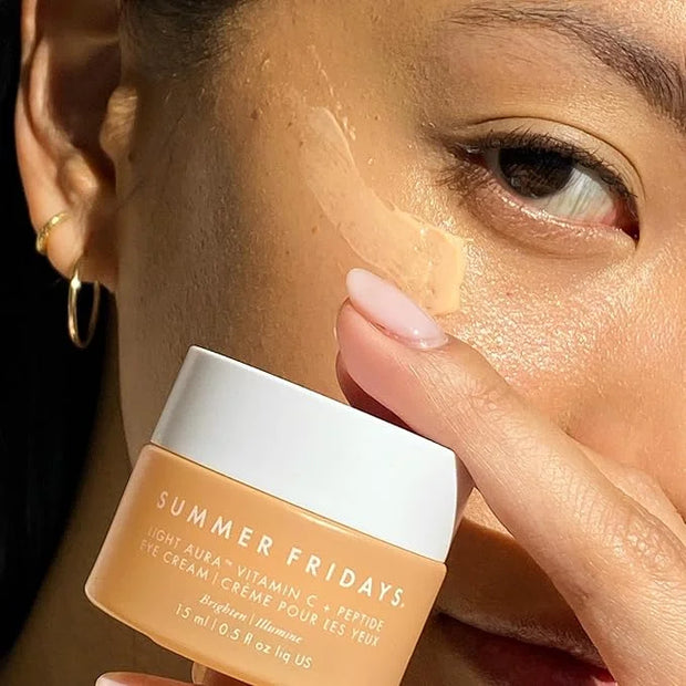 Summer Fridays Light Aura Vitamin C + Peptide Eye Cream - Brightening Eye Cream with an Illuminating and Hydrating Formula...