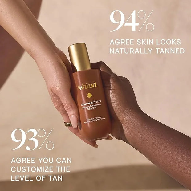 Hydrating Self-Tanning Body Mist – Lightweight Bronzing Spray with Hyaluronic Acid & Glycerin for a Natural Tan – 200ml - ...