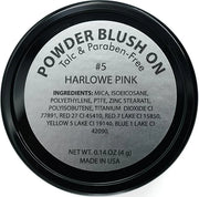 Harlowe Pink Purple Light Lavender Violet Vegan Blush Pressed Cheek Color Powder, Talc & Paraben Free, No Animal Testing &...