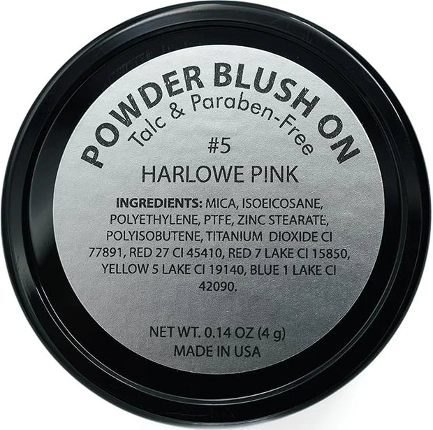 Harlowe Pink Purple Light Lavender Violet Vegan Blush Pressed Cheek Color Powder, Talc & Paraben Free, No Animal Testing &...