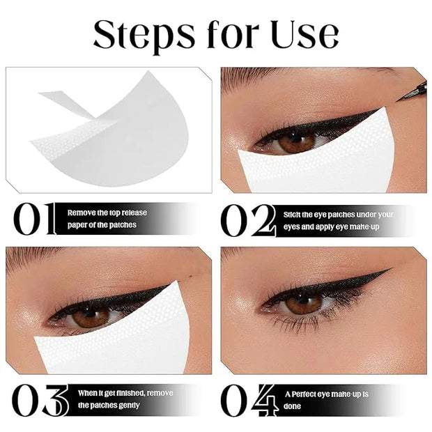 200PCS Eyeshadow Shields for Eye Makeup, Eyeshadow Shield Make up Tape for Eyelash Extensions, Eyeliner, Lip and Tinting -...