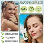 2PCS Matte Aloe Vera Sunscreen SPF 50+ PA+++ for Body & Face,Hydrating Long Lasting Moisturizing Aloe Sun Cream for Men & ...