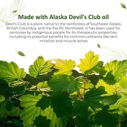 Snowy Summit's 3-Pc Devil's Club Gift Bag Set – Includes All-Natural Handcrafted Salve, Revitalizing Sugar Scrub, and Mois...