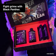 Every Man Jack Black Panther Body Set - Perfect for Every Guy & Marvel-Lover - Bath and Body Marvel Gift Set with Clean In...