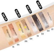 Kaely 2Pcs Cream Eyeshadow Stick Set for Eyes,Light Khaki & Desert Gold Shimmer Pen,Eye Brightener Halloween Makeup,sombra...